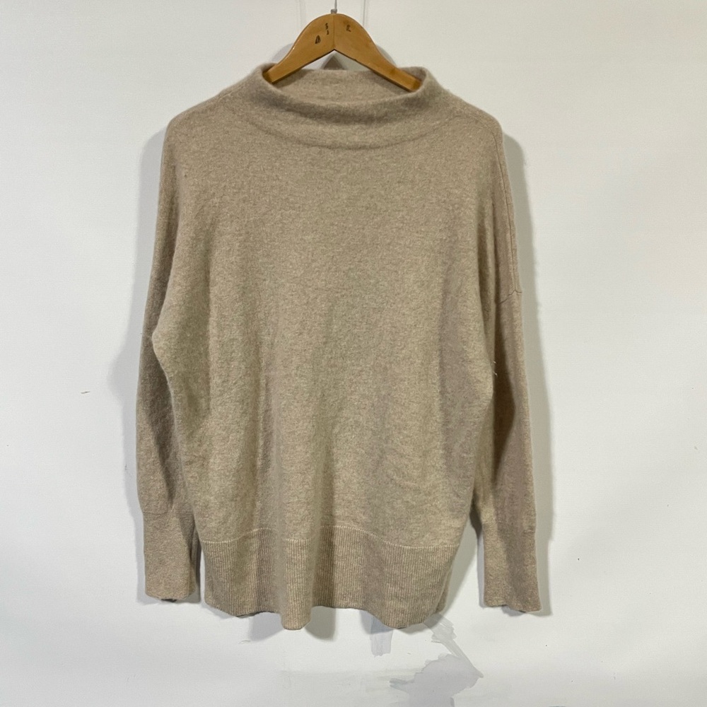 Nordstrom Beige Crewneck Sweater